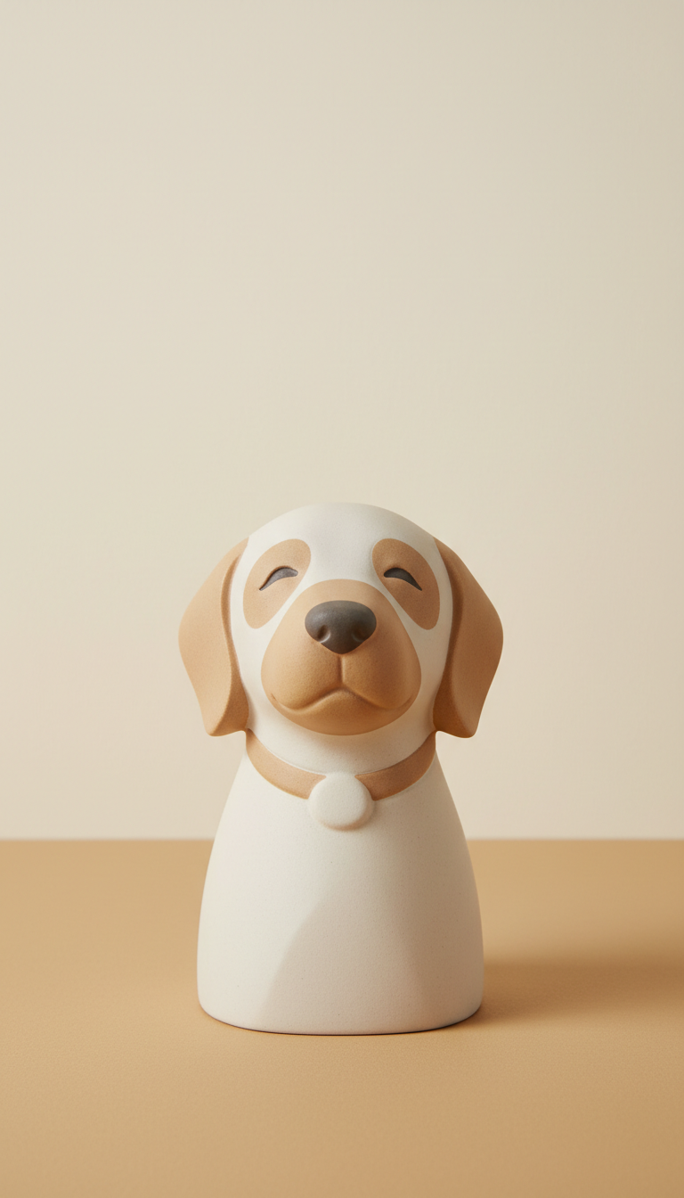 Pet Keepsake Figurine with Textured Finish