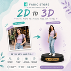 Your Story, Made to Last - Custom 3D Printed Single-Person Statue