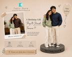 Perfect Birthday Gift for Friends 🎁 | Custom 3D Photo Miniature | 2 Members