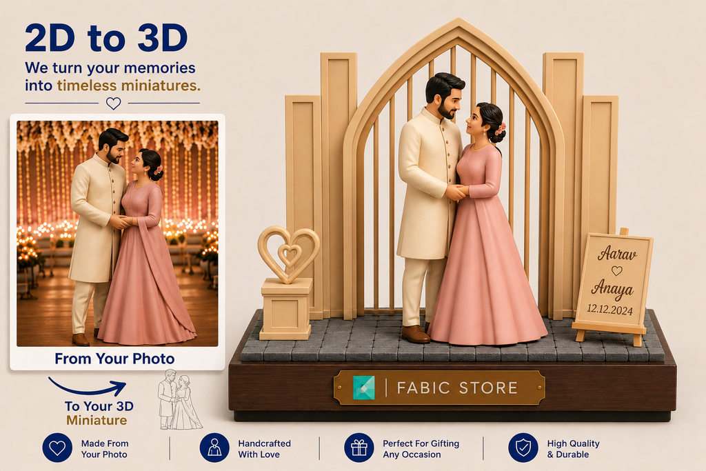 Forever Starts Here — Custom 3D Wedding & Proposal Miniature 💍💕
