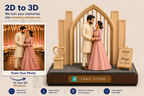 Forever Starts Here — Custom 3D Wedding & Proposal Miniature 💍💕