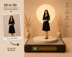 Forever, Preserved — A Bespoke 3D Portrait for Your Space🖤 - For Solo or Couple