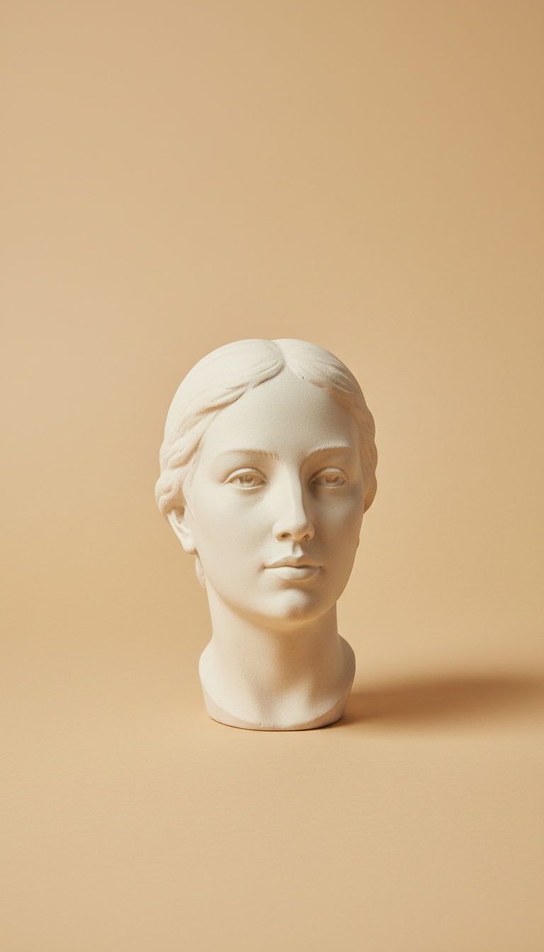 Lifelike Portrait Figurine in Resin